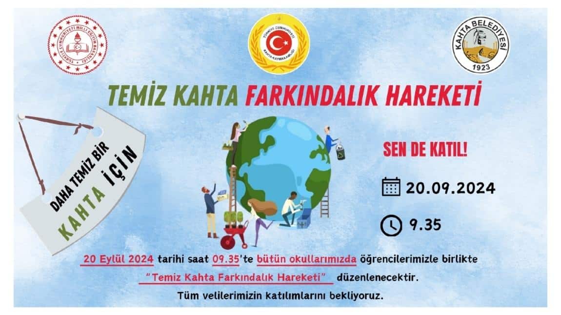 DÜNYA TEMİZLİK GÜNÜ FARKINDALIK HAREKETİ